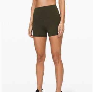 Lululemon Align Short 4" Olive Green